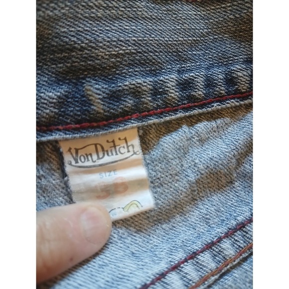 VON DUTCH the baggy vintage von dutch jeans (38) Urban Hip-hop Distressed - Picture 7 of 16